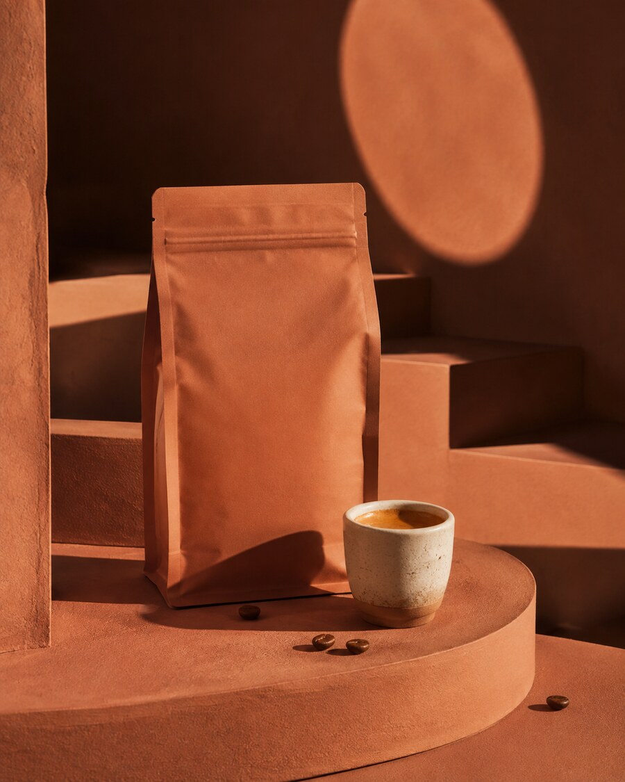 Campanha de produto para uma marca de café